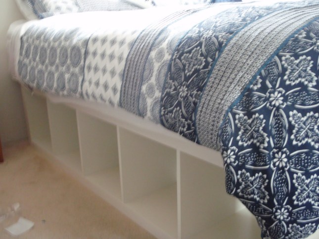 platform bed with drawers queen made with pocket hole
